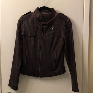 Faux Leather Jacket